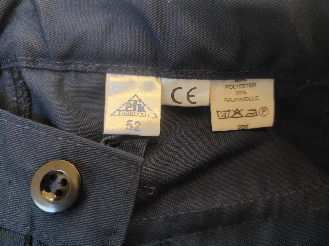 New Dutch Air Force blue work trousers pants military army workwear