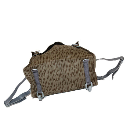 Vintage East German army communist strichtarn camo waterproof bag military NVA DDR