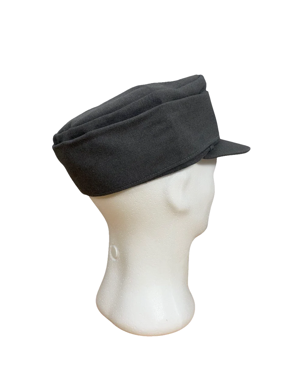Vintage 1980s Finnish Army mountain troop hat cap wool blend military visor ear flaps M65 M61