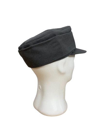 Vintage 1980s Finnish Army mountain troop hat cap wool blend military visor ear flaps M65 M61