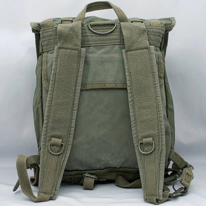 Vintage 1980s French army F1 waterproof backpack bag rucksack day pack alice shoulder satchel military vinyl