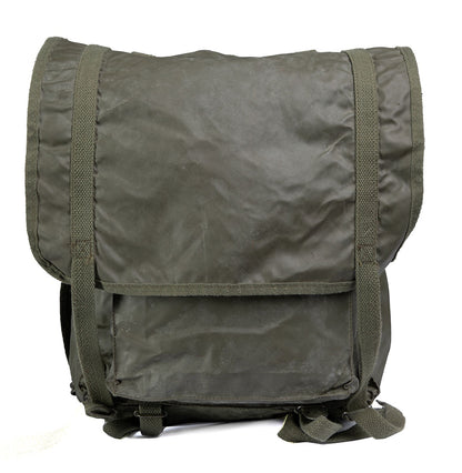 Vintage 1980s French army F1 waterproof backpack bag rucksack day pack alice shoulder satchel military vinyl