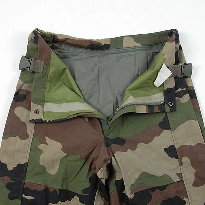 New French army goretex camo dungarees CCE camouflage pants military waterproof wet gear rain