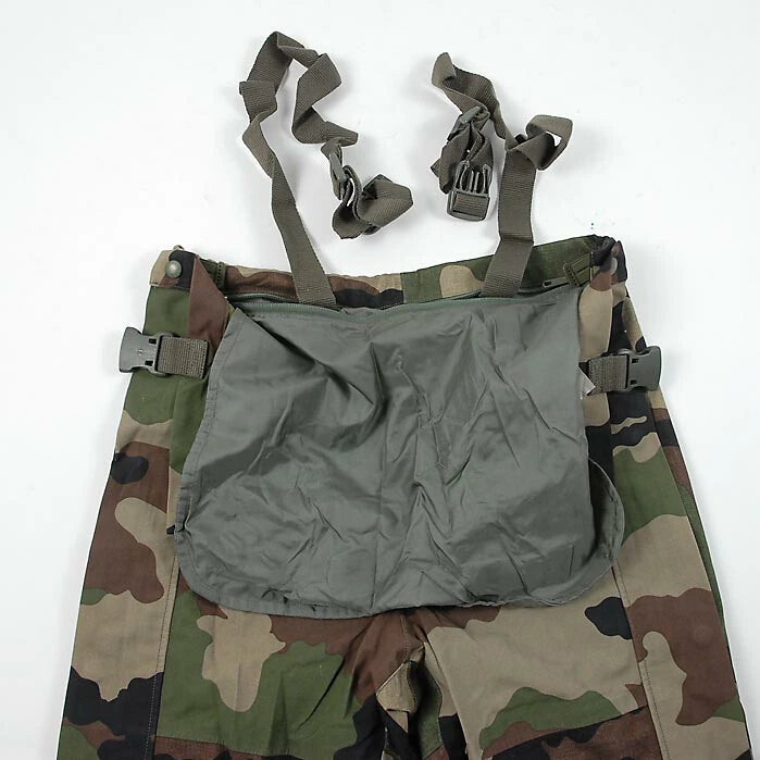 New French army goretex camo dungarees CCE camouflage pants military waterproof wet gear rain