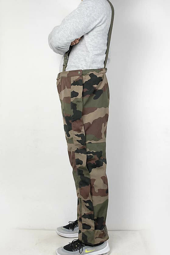 New French army goretex camo dungarees CCE camouflage pants military waterproof wet gear rain