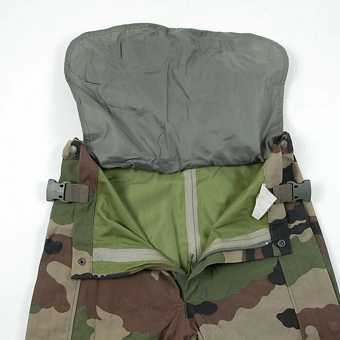 New French army goretex camo dungarees CCE camouflage pants military waterproof wet gear rain