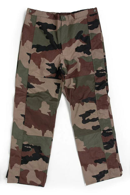 New French army goretex camo dungarees CCE camouflage pants military waterproof wet gear rain