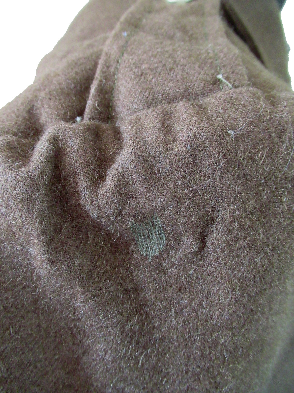 Unissued French Army brown wool ike jacket coat eisenhower military blazer uniform dress jacket parade