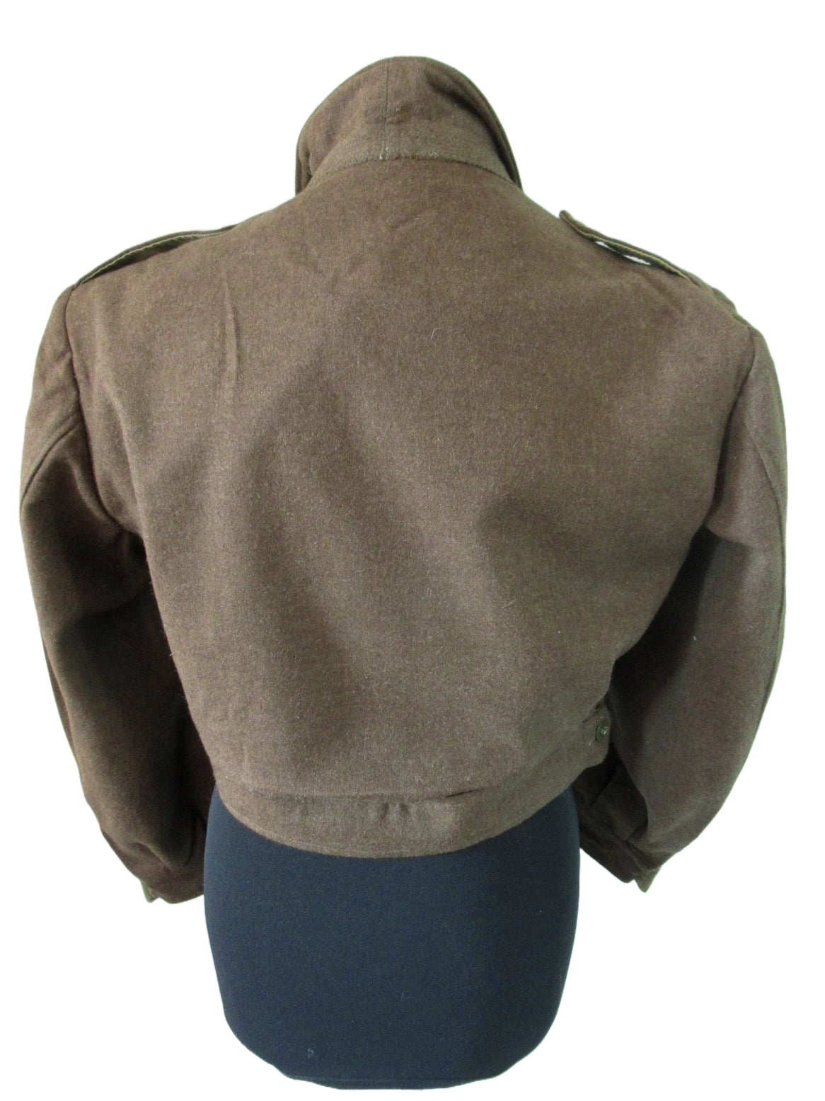 Unissued French Army brown wool ike jacket coat eisenhower military blazer uniform dress jacket parade