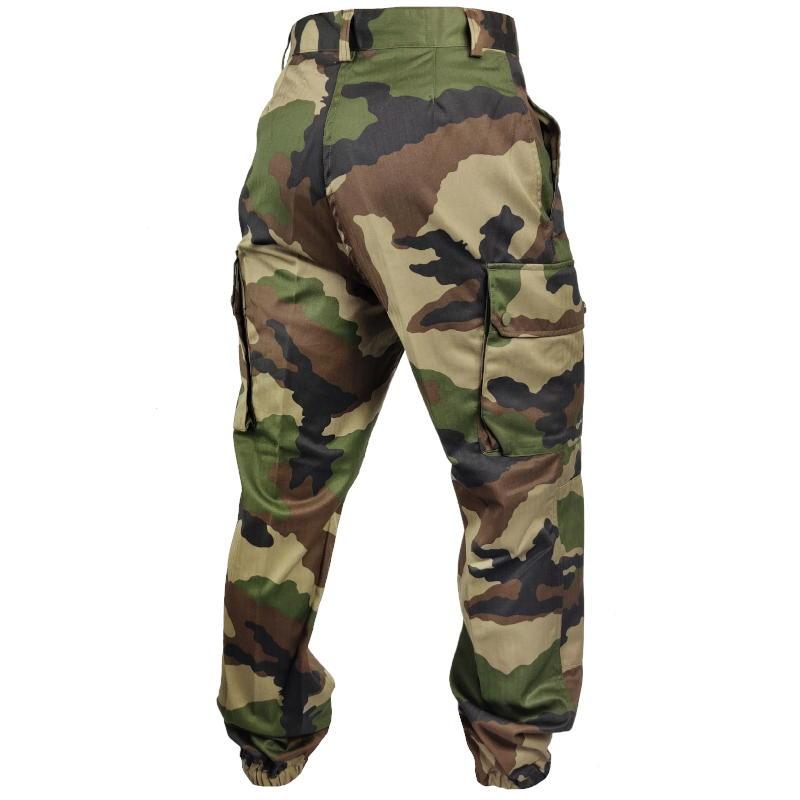 New, 1980s French army camo trousers pants military camouflage cargo combat woodland CCE dead stock