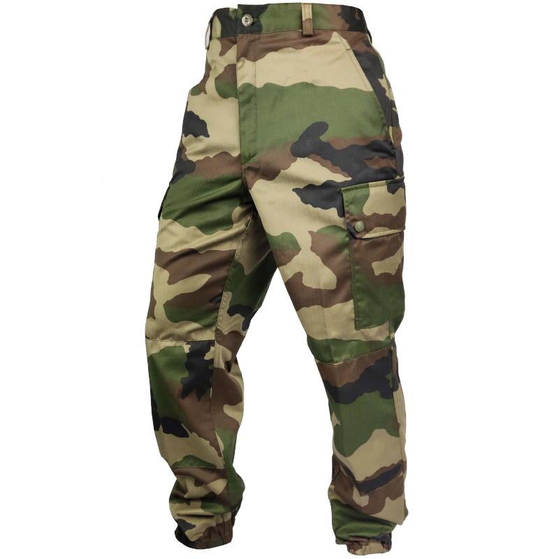 New, 1980s French army camo trousers pants military camouflage cargo combat woodland CCE dead stock