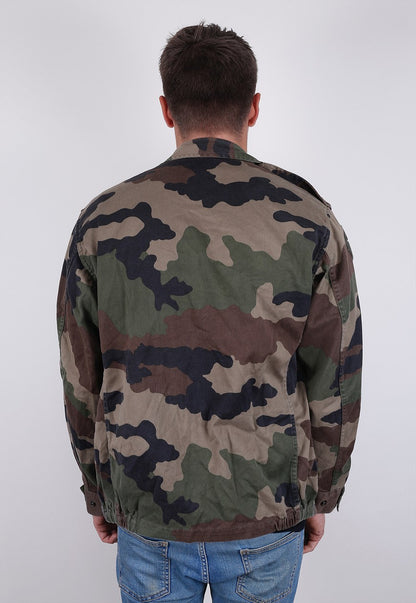 New Vintage French F2 camo jacket coat surplus army military retro urban camouflage