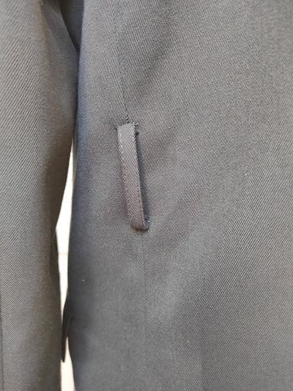 Vintage 90s single breasted German Army Trenchcoat Greatcoat military gaberdine