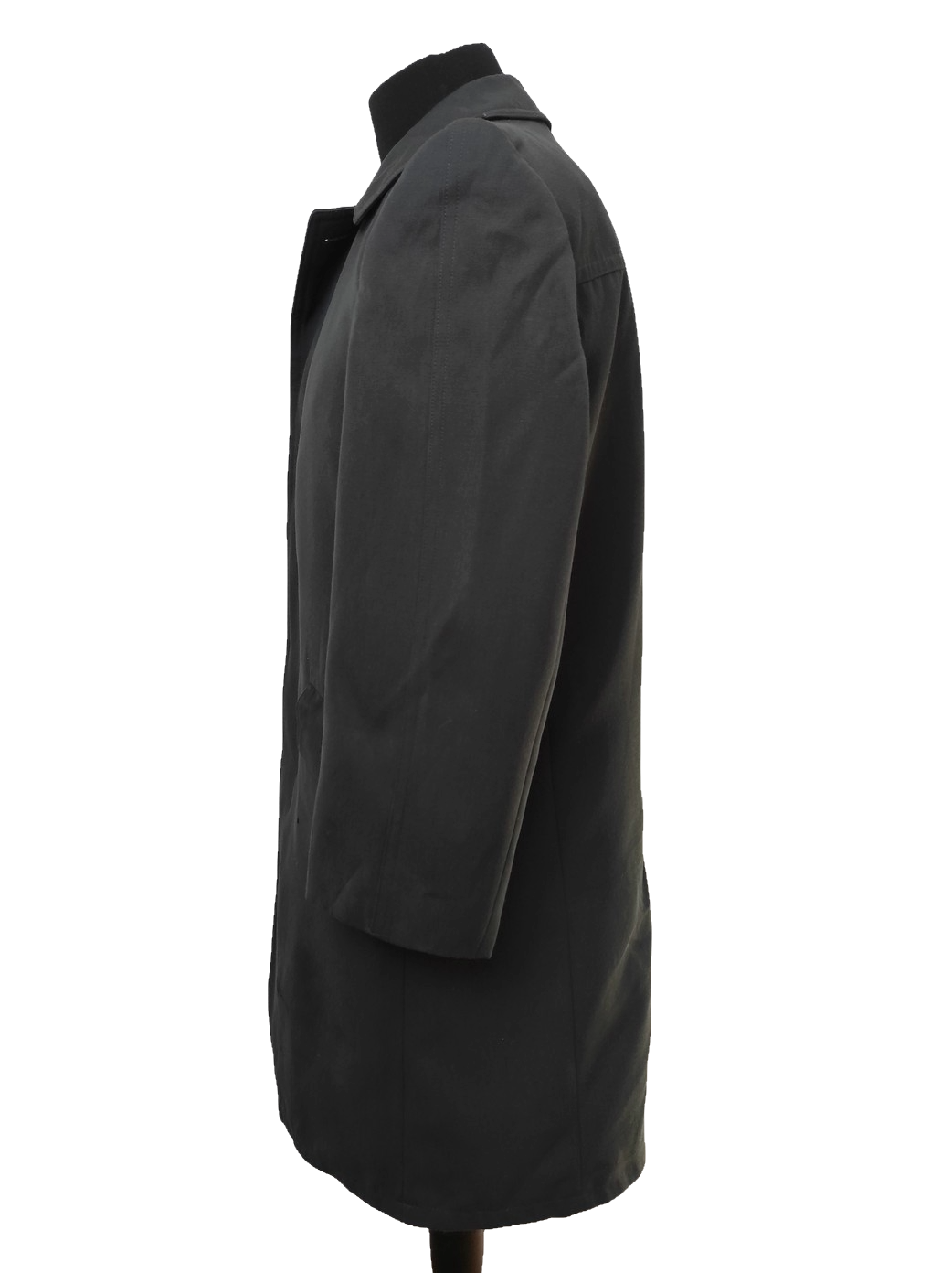 Vintage 90s single breasted German Army Trenchcoat Greatcoat military gaberdine