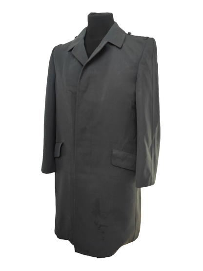 Vintage 90s single breasted German Army Trenchcoat Greatcoat military gaberdine