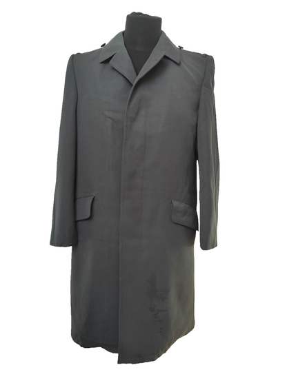 Vintage 90s single breasted German Army Trenchcoat Greatcoat military gaberdine