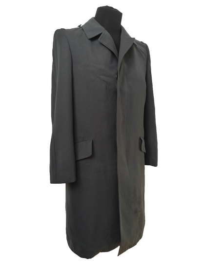 Vintage 90s single breasted German Army Trenchcoat Greatcoat military gaberdine