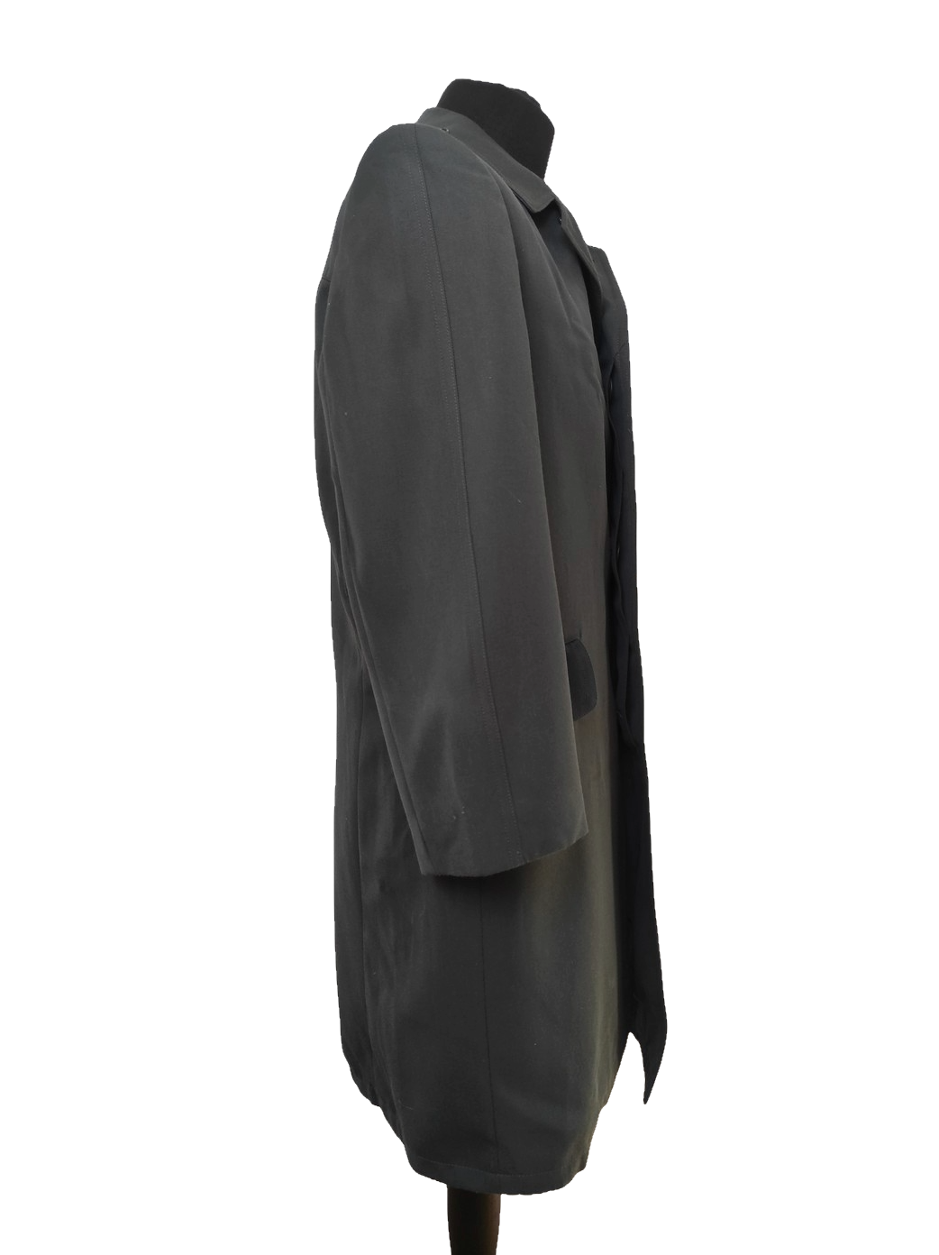 Vintage 90s single breasted German Army Trenchcoat Greatcoat military gaberdine