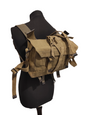 Vintage Greek army canvas haversack backpack bag satchel military with straps beige