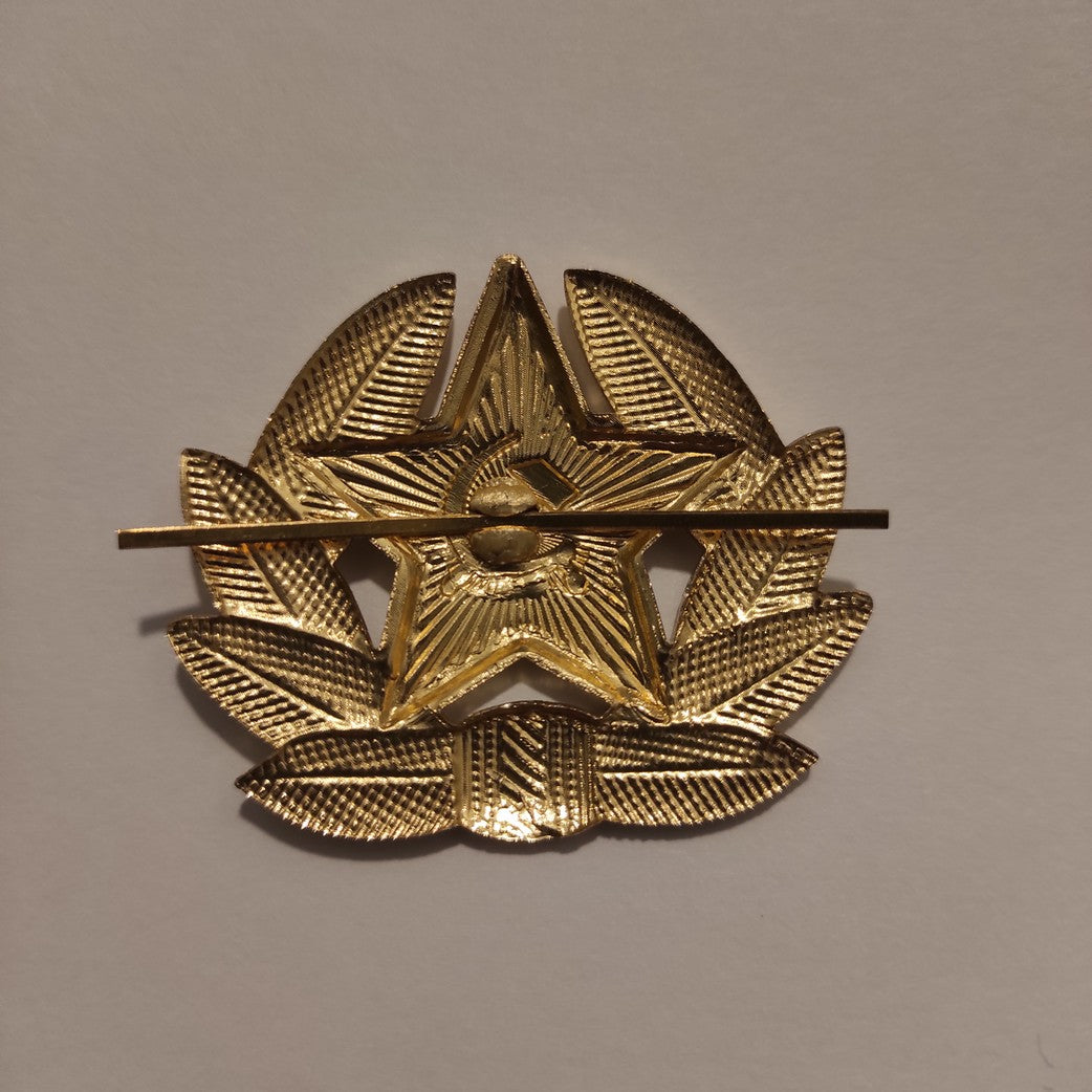 Authentic Soviet Union Red Army insignia hat pin badge military hammer sickle USSR CCCP
