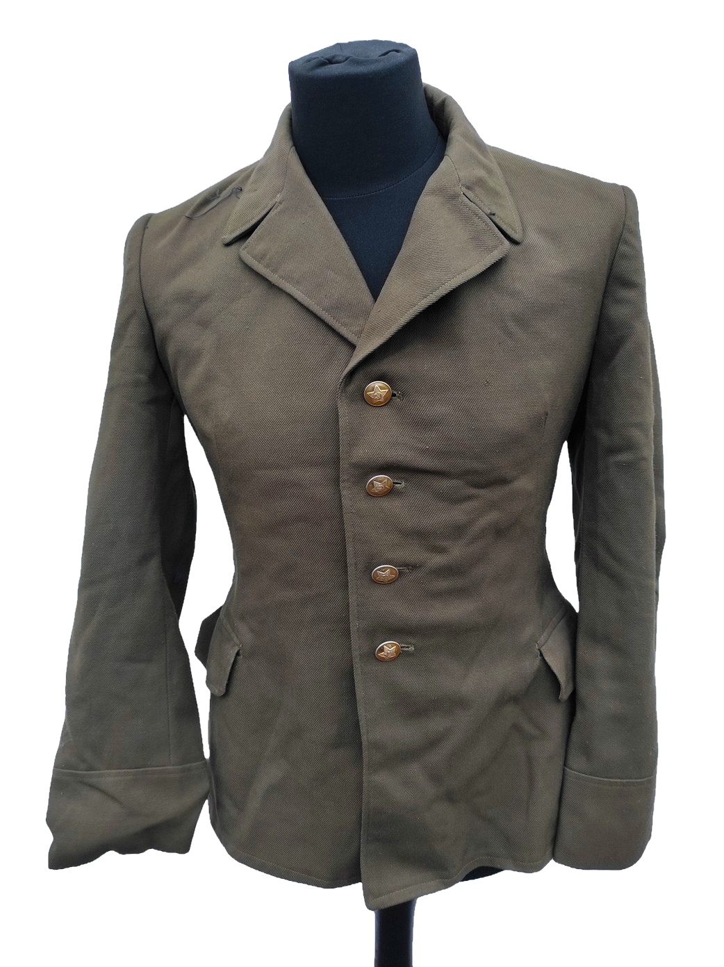Vintage Soviet Red Army military blazer jacket blazer coat army USSR CCCP communist Russia no tabs sports
