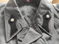 Vintage 1980s Austrian Army raincoat military coat trenchcoat trench various insignia mac mackintosh