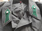 Vintage 1980s Austrian Army raincoat military coat trenchcoat trench various insignia mac mackintosh