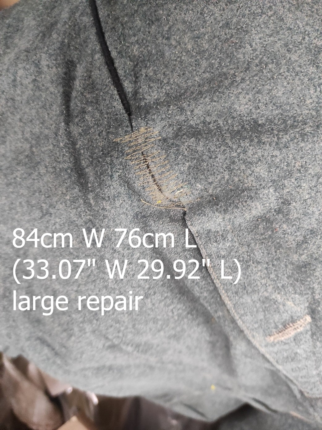 Vintage Swiss army grey wool trousers pants military dress stripe Switzerland