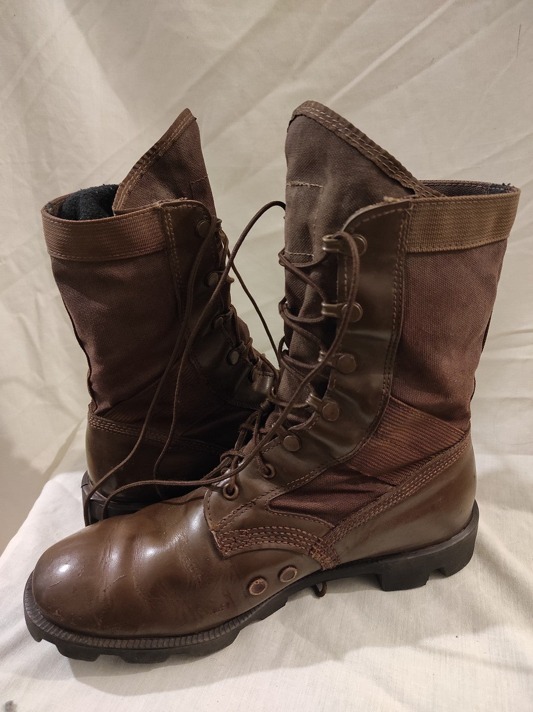Authentic British army WP jungle boots Brown leather combat military assault