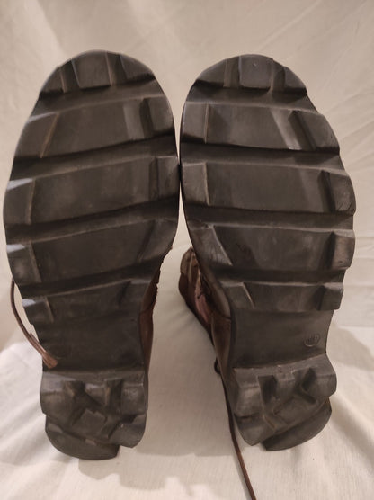 Authentic British army WP jungle boots Brown leather combat military assault
