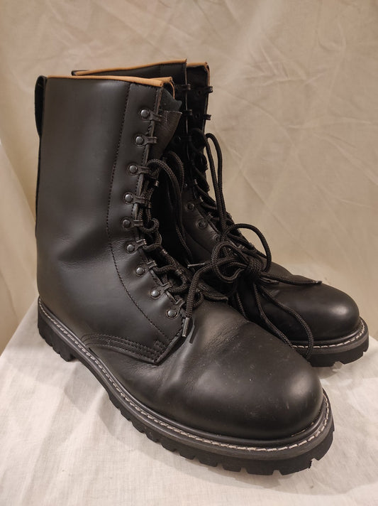 MFH army boots black leather fully lined paratrooper boots para combat assault military