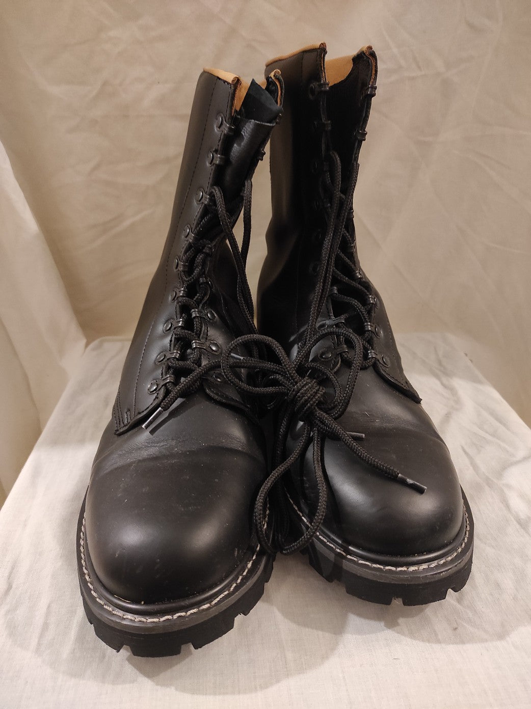 MFH army boots black leather fully lined paratrooper boots para combat assault military