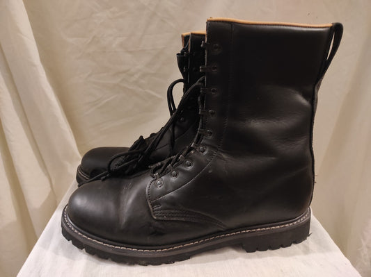 MFH army boots black leather fully lined paratrooper boots para combat assault military