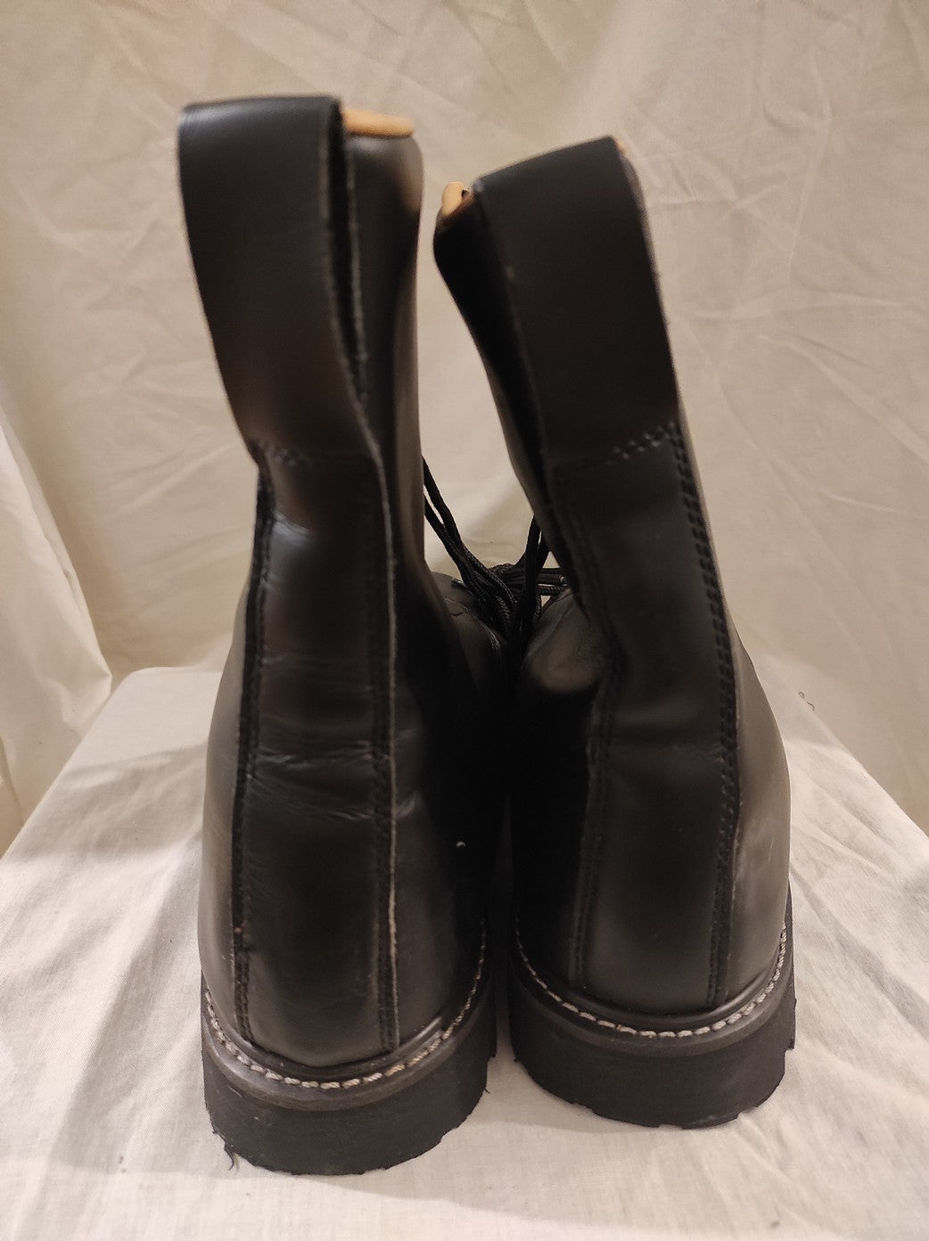 MFH army boots black leather fully lined paratrooper boots para combat assault military