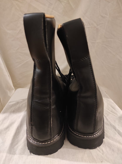 MFH army boots black leather fully lined paratrooper boots para combat assault military