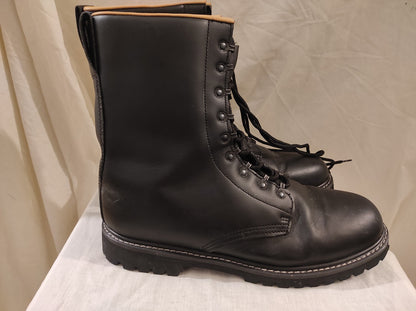 MFH army boots black leather fully lined paratrooper boots para combat assault military