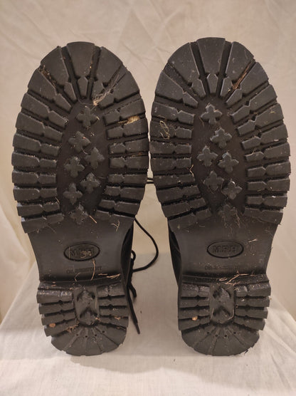 MFH army boots black leather fully lined paratrooper boots para combat assault military