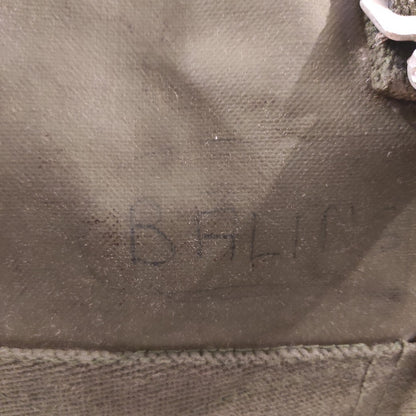 Vintage Swedish Army PVC waterproof bag pannier 10L shoulder bag satchel