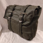 Vintage Swedish Army PVC waterproof bag pannier 10L shoulder bag satchel