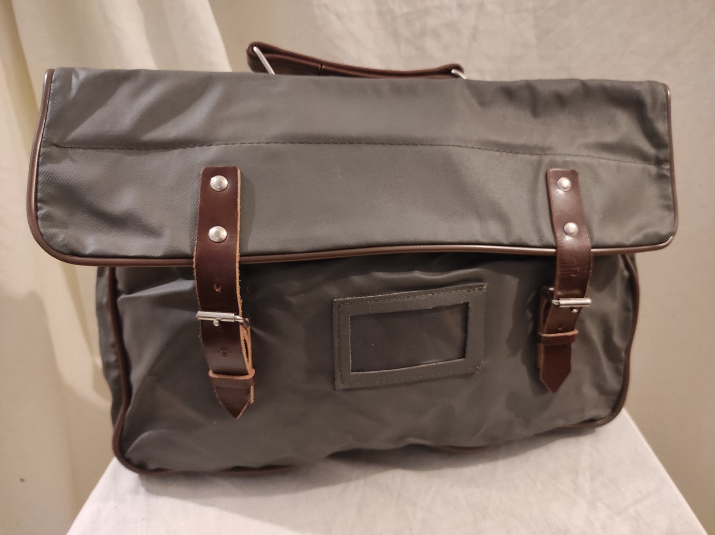 Vintage East German Officer's kit bag waterproof satchel carrier Soviet Era Communist DDR MDI NVA