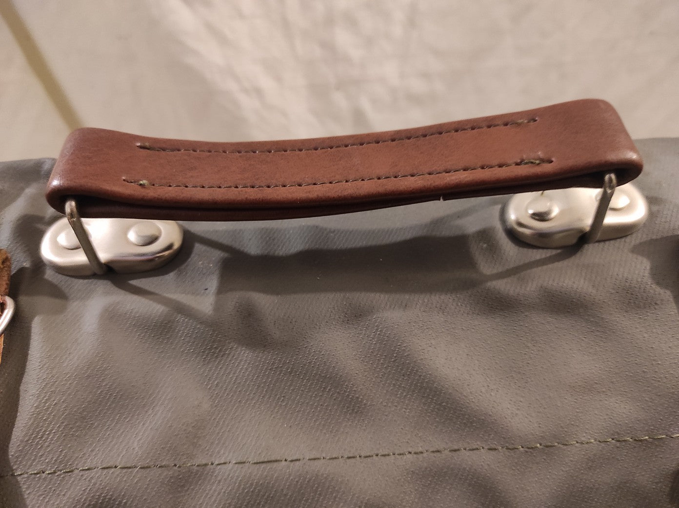 Vintage East German Officer's kit bag waterproof satchel carrier Soviet Era Communist DDR MDI NVA