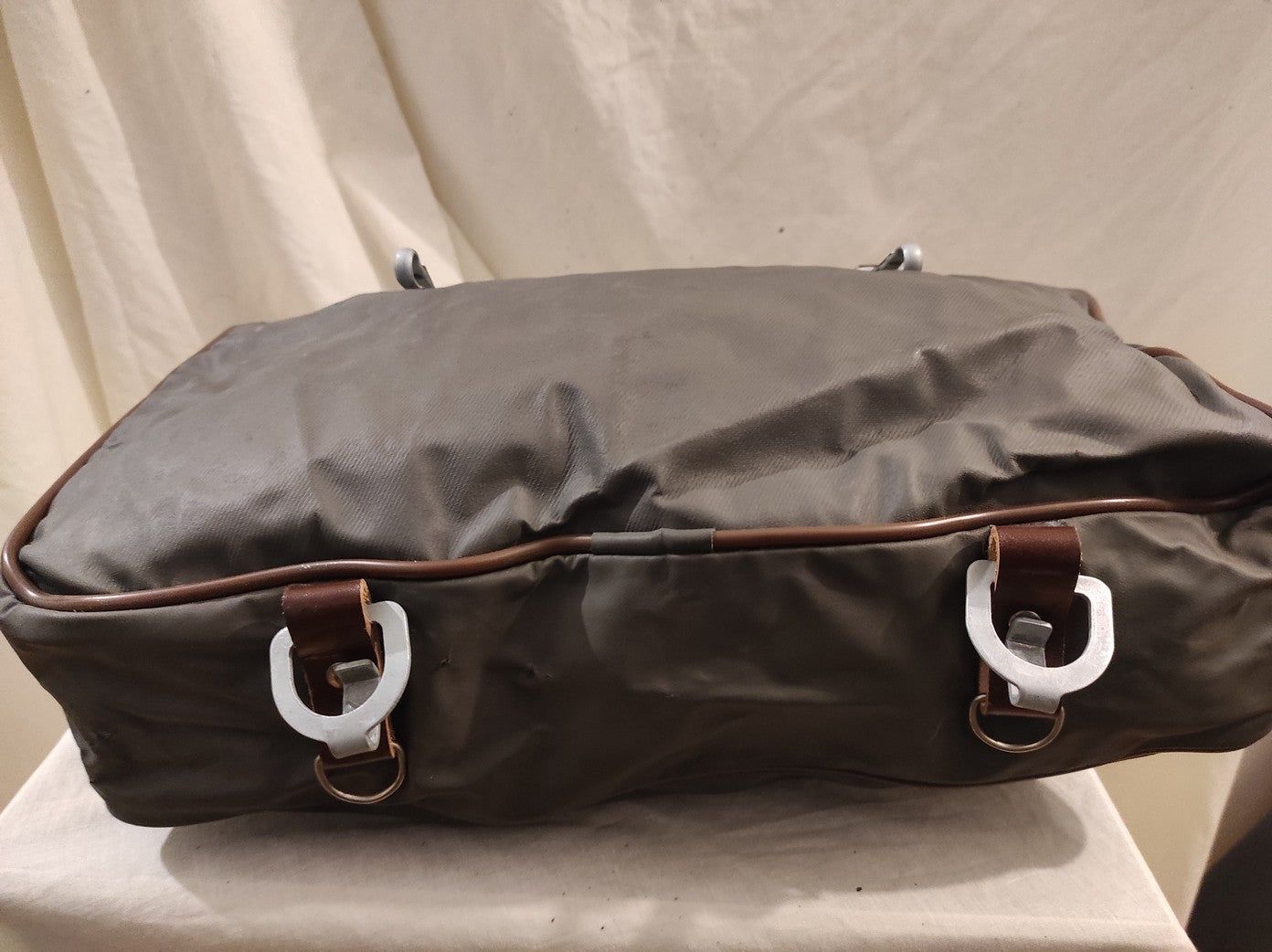 Vintage East German Officer's kit bag waterproof satchel carrier Soviet Era Communist DDR MDI NVA