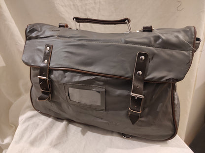 Vintage East German Officer's kit bag waterproof satchel carrier Soviet Era Communist DDR MDI NVA softer material