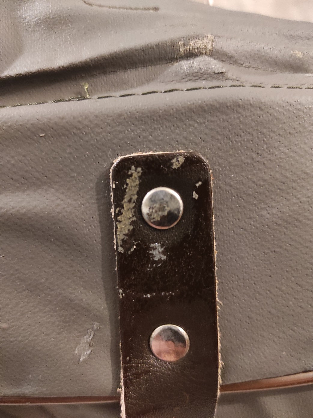 Vintage East German Officer's kit bag waterproof satchel carrier Soviet Era Communist DDR MDI NVA softer material