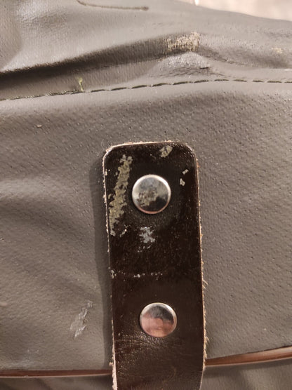 Vintage East German Officer's kit bag waterproof satchel carrier Soviet Era Communist DDR MDI NVA softer material