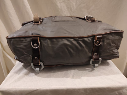 Vintage East German Officer's kit bag waterproof satchel carrier Soviet Era Communist DDR MDI NVA softer material