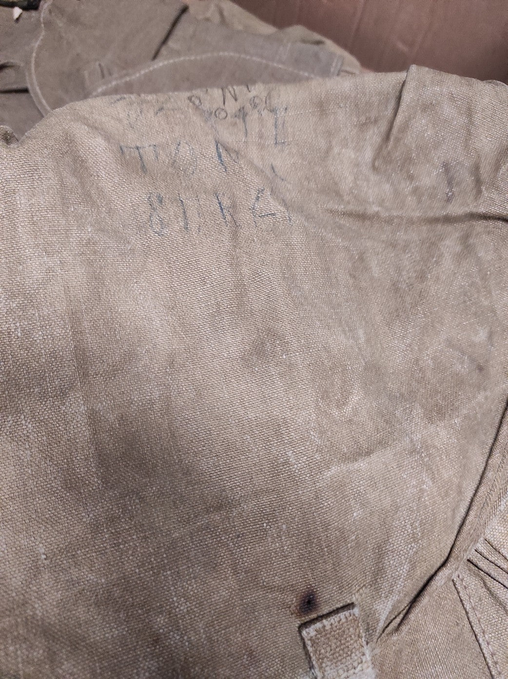 Vintage Italian army rucksack backpack day pack  ruck sack shoulder bag canvas military