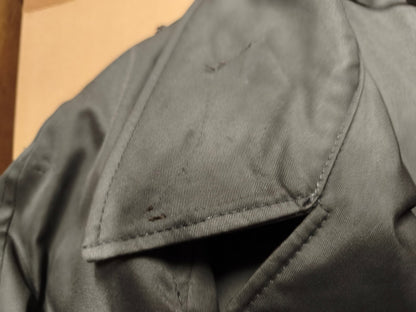 Vintage 1960s-1970s Austrian Army raincoat with liner military coat trenchcoat trench no insignia mac mackintosh