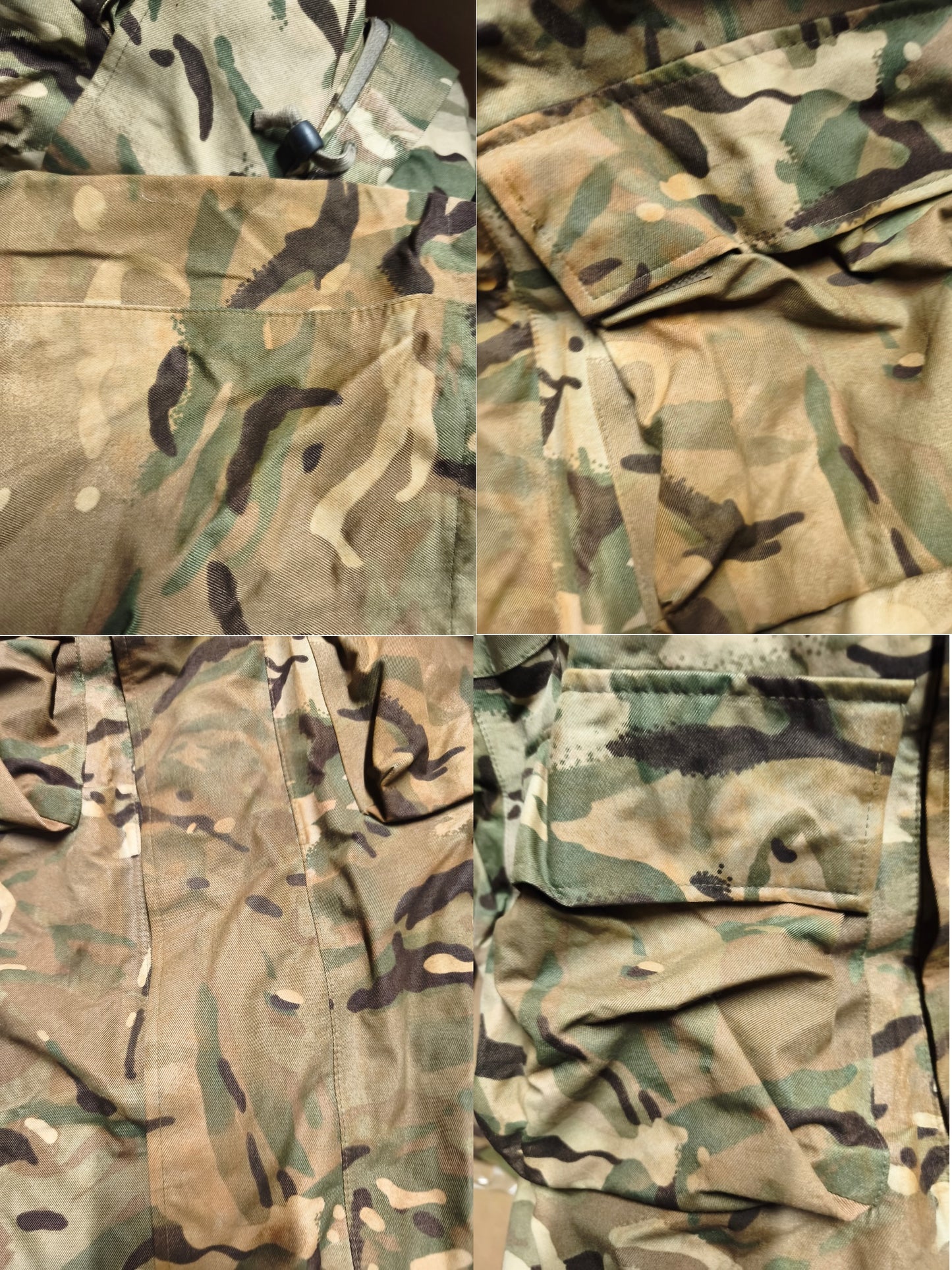 Authentic British Army MTP camo waterproof parka jacket MVP goretex smock