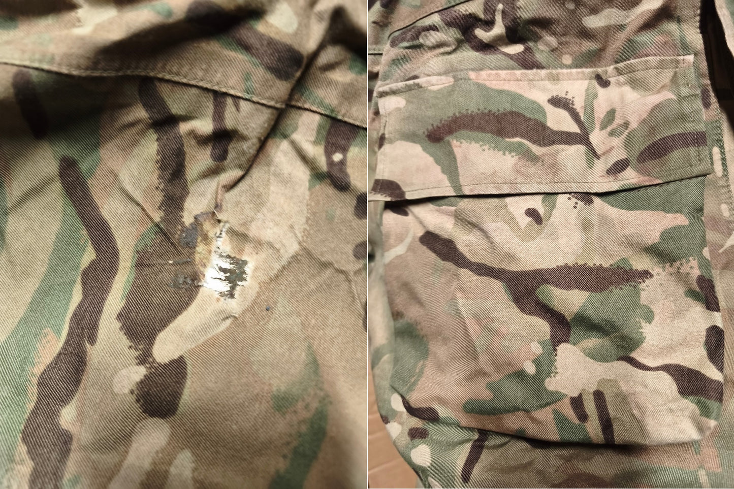 Authentic British Army MTP camo waterproof parka jacket MVP goretex smock